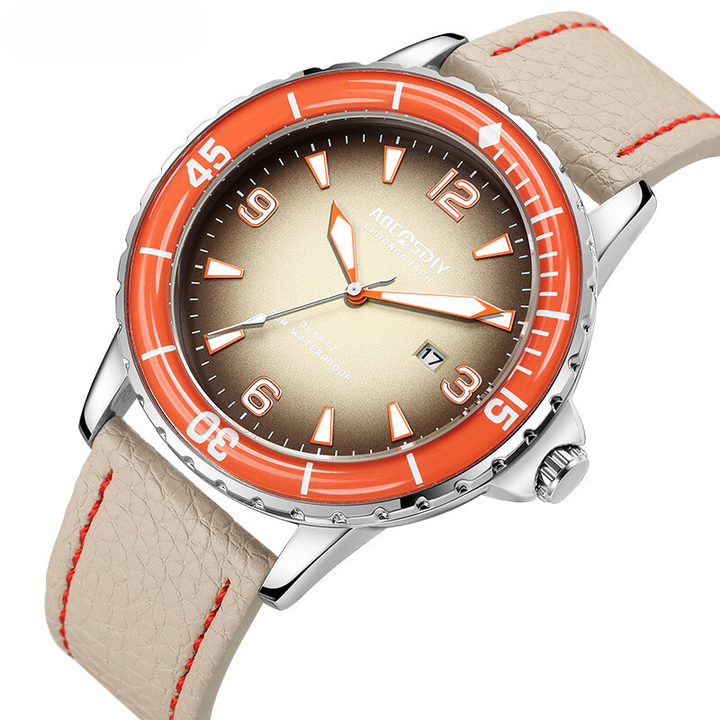 Leather Strap Casual Watch