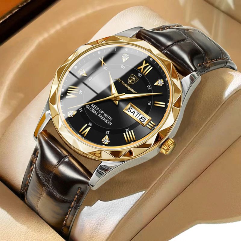 Luxury Leather Band Quartz Watch