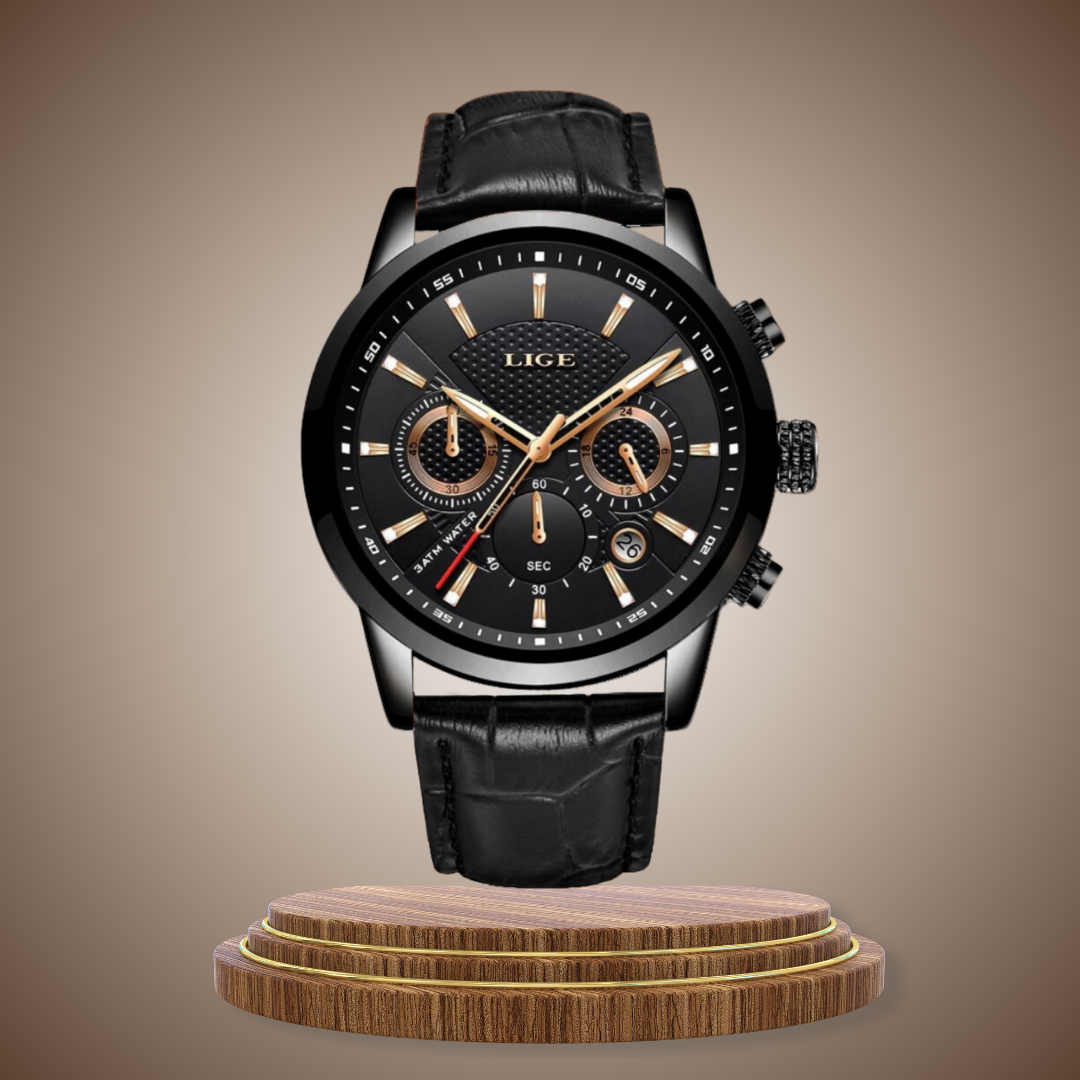 Fashionable Military Leather Watch