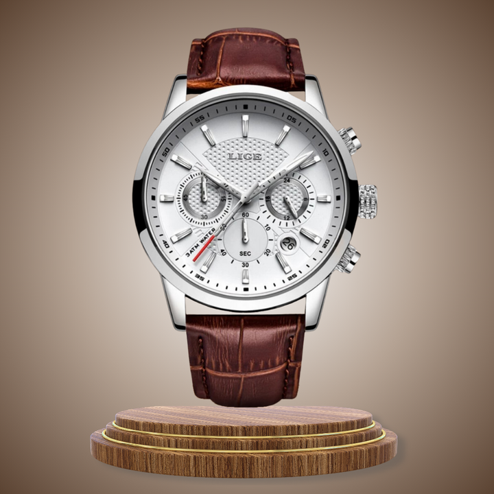 Fashionable Military Leather Watch