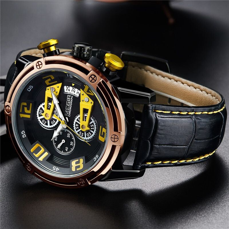 Men's Luminous Quartz Chronograph Watch