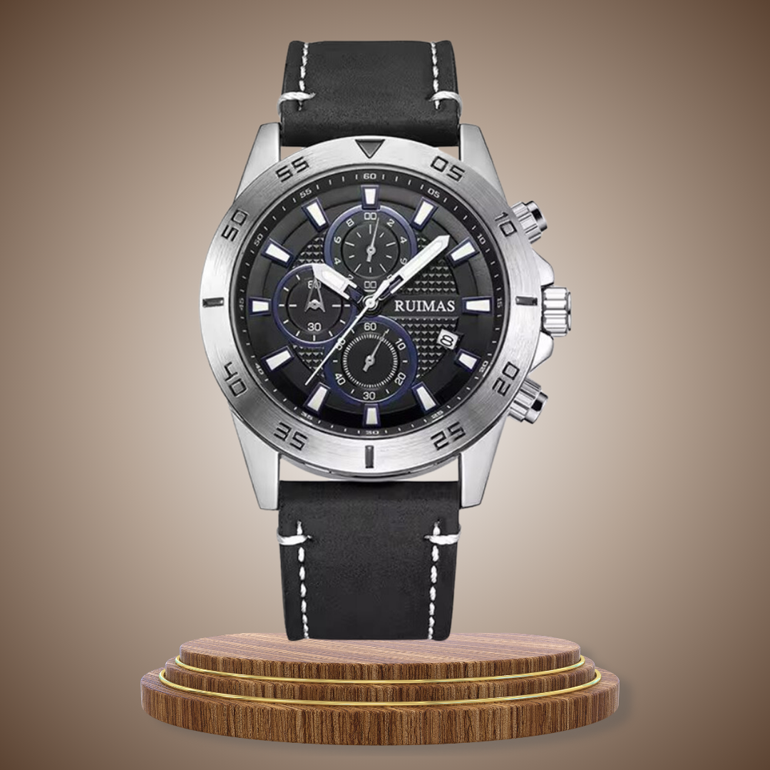 Dial Quartz Chronograph Watch