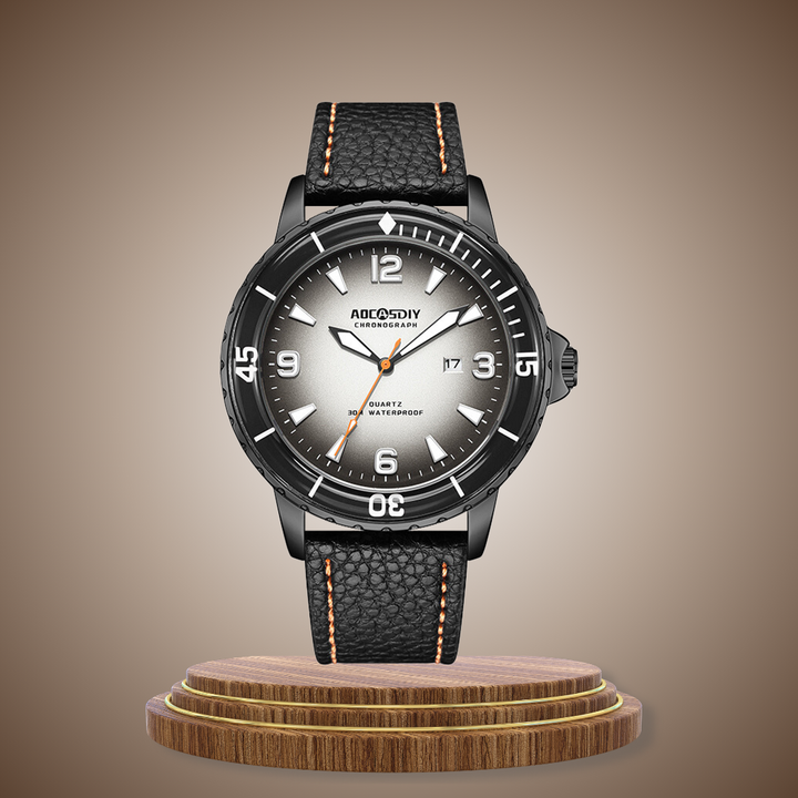 Leather Strap Casual Watch