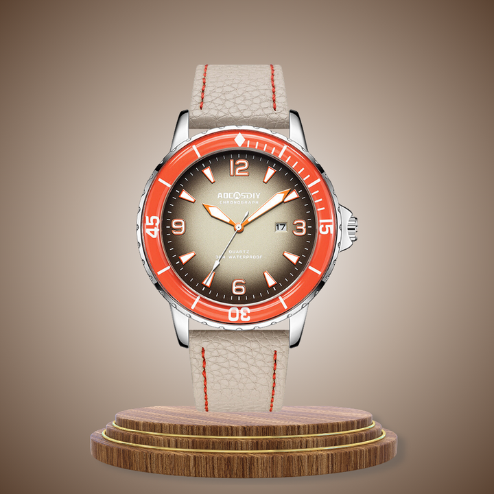 Leather Strap Casual Watch