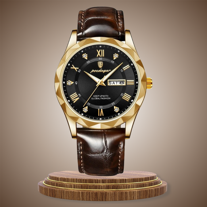 Luxury Leather Band Quartz Watch