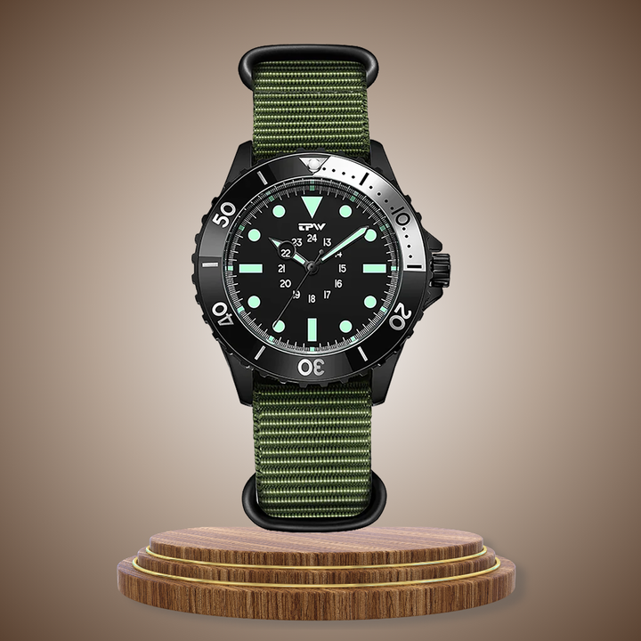 Tactical Diver Style Field Watch